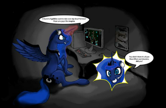 Gamer Luna Fan Art By Mrmolestia