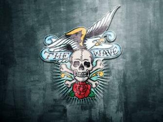 Blue Skull Wallpaper