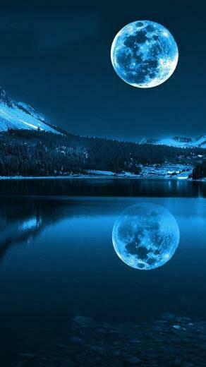 Moon Light Night Mobile Phone Wallpaper