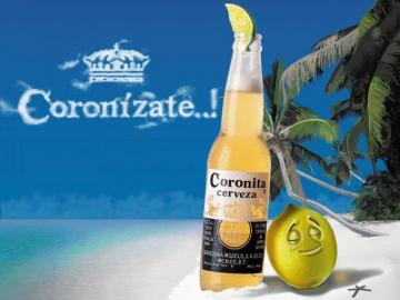 Corona Ideas Beer Ad Bottle