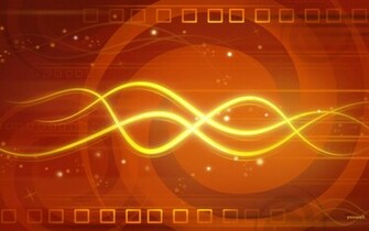 Orange 3d Wallpaper Background