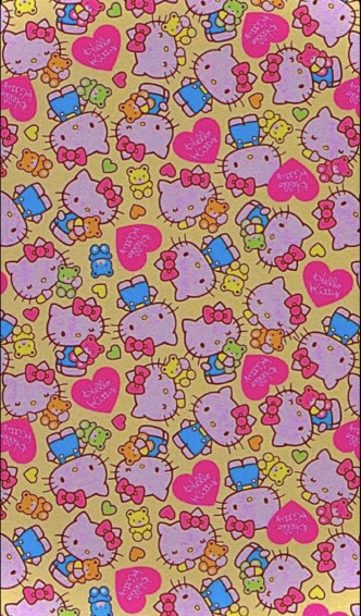 Hellokitty Wallpaper Vintage Logolar Hipster Odalar
