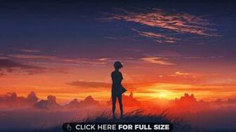 Sunset Anime Wallpaper Scenery