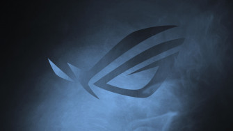Asus Rog Glacier Blue Wallpaper Dark Desktop