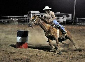 Barrel Racing By Da Cha