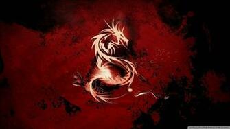 Blood Red Dragon Wallpaper