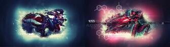 Your Cait And Vayne Wallpaper Made For A Very Nice Dual Monitor Setup