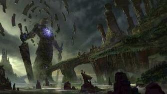 Titan Desktop Wallpaper Emerging From The Rock