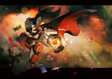 Enhanced Halloween Sonic Channel Wallpaper The Hedgehog