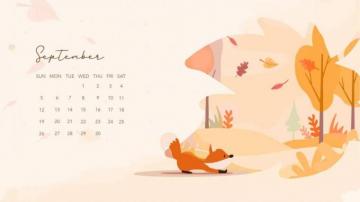 September Wallpaper Calendar Desktop Templates