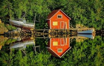 Wallpaper Reflection Boats Norway Mirror Vestlandet Canal