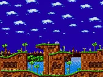 Green Hill Zone Sonic The Hedgehog Game