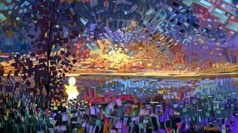 Body Of Water Pinata Art Digital Sunset Geometry