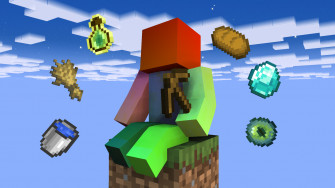 One Block Skyblock Wallpaper Nova Skin