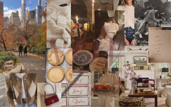 November Moodboard Desktop iPhone Wallpaper