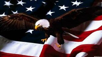 HD American Flag Eagle Wallpaper