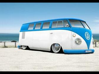 Vw Volkswagen Combi Van Bus Lowered Wallpaper