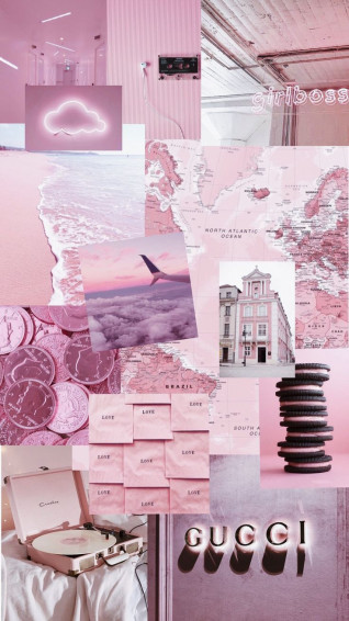 Aesthetic Pink Wallpaper On