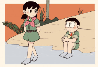 Nobita Shizuka HD Wallpaper