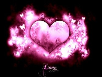 Beautiful Pink Love Wallpaper Area