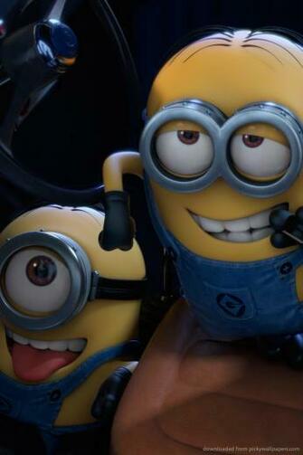 Despicable Me Minions iPhone Wallpaper In A