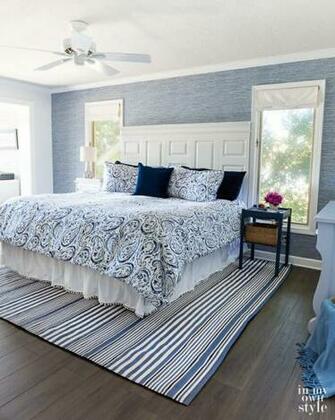 Bedroom Makeover Update Wallpapered Accent Wall In My Own Style