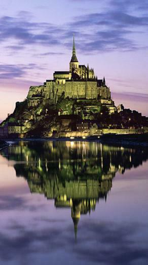 iPhone Wallpaper HD Green French Chateau Background