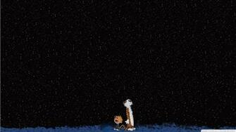 Outer Space Night Sky Stars Comics Calvin And Hobbes