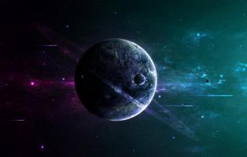 Wallpaper Dark Star Night Planet Space Ships Sci Fi Image