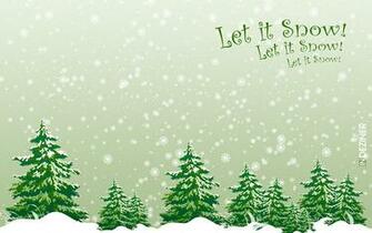 Let It Snow Wallpaper Stock Photos