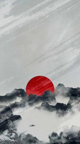 Sun In Dark Clouds iPhone Wallpaper