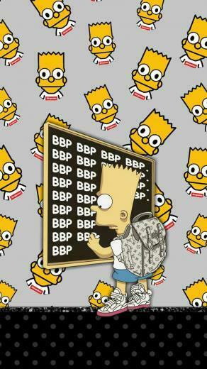 iPhone Supreme Cartoon Wallpaper