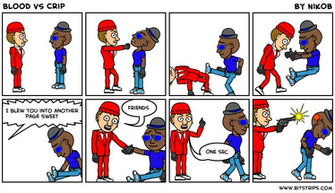 Crips Vs Bloods Signs Blood Crip