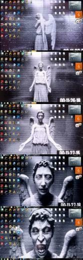 Doctor Who Weeping Angel Changing Desktop By Cerebral Delirium On