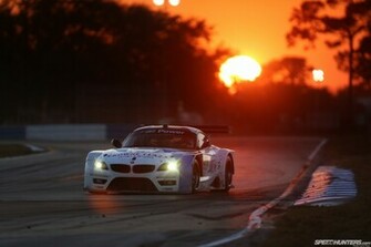 Bmw Z4 Race Car Track Sunset Wallpaper Background