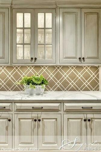 Tiled Backsplash That Looks Like Wallpaper Stylish