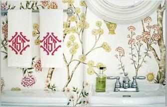 Future Guest Bathroom Wallpaper By Waverly Is Discontinued But Love