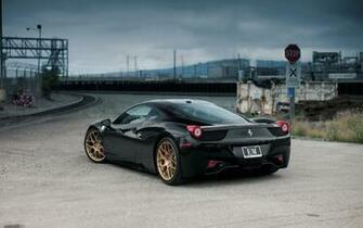 Ferrari Italia Wallpaper Black Image