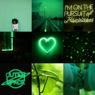 Neon Green Aesthetic Wallpaper