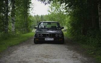 Wallpaper Bmw E28 Squatty Car Forest Tree Birch