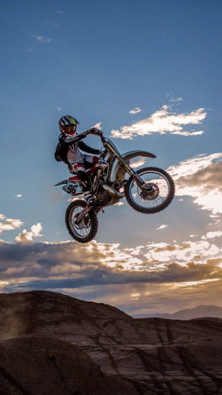 Style Motocross Bikes iPhone Wallpaper