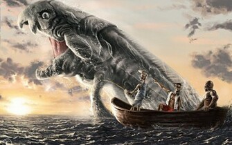 Fantasy Sea Monster Wallpaper