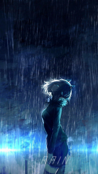 Aesthetic Lock Screen Dark Anime Wallpaper iPhone