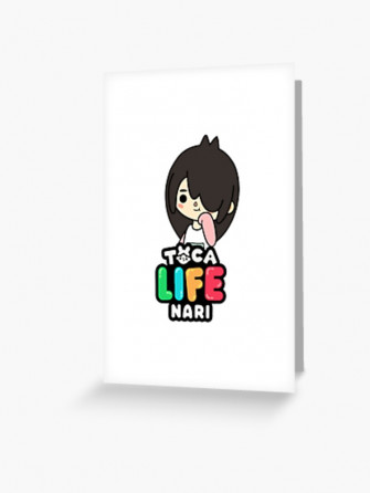 Tocaboca Nari Toca Boca Cute Greeting Card By Nokenoma