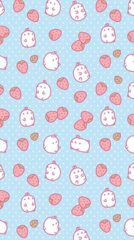 Cute Hamster And Strawberry Wallpaper We Heart It