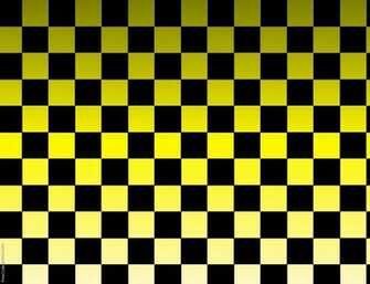 Black And White Wallpaper Yellow Squares