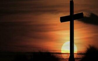 Christian Photography Cross On Sunset Wallpaper Hq