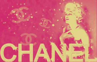 Pink Chanel Background Wallpaper Cover