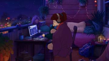 Lofi Beats Anime Scenery Wallpaper Aesthetic