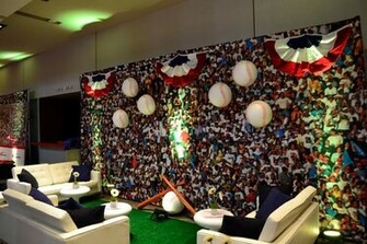 Stadium Crowd Backdrop Sub Printed